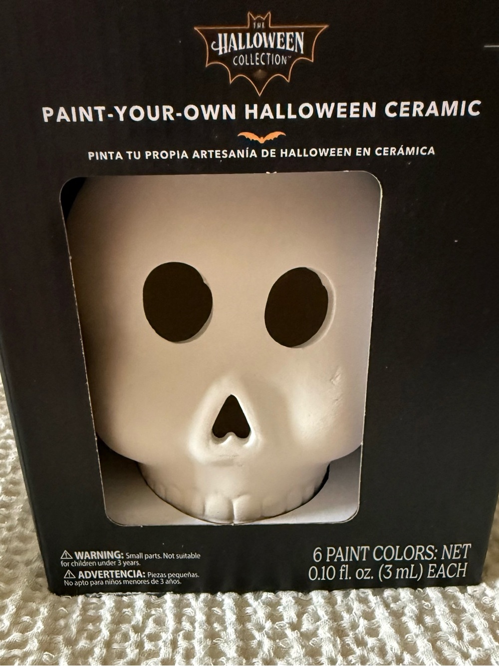 Paint-Your-Own Ceramic Skull - Halloween Collection NEW